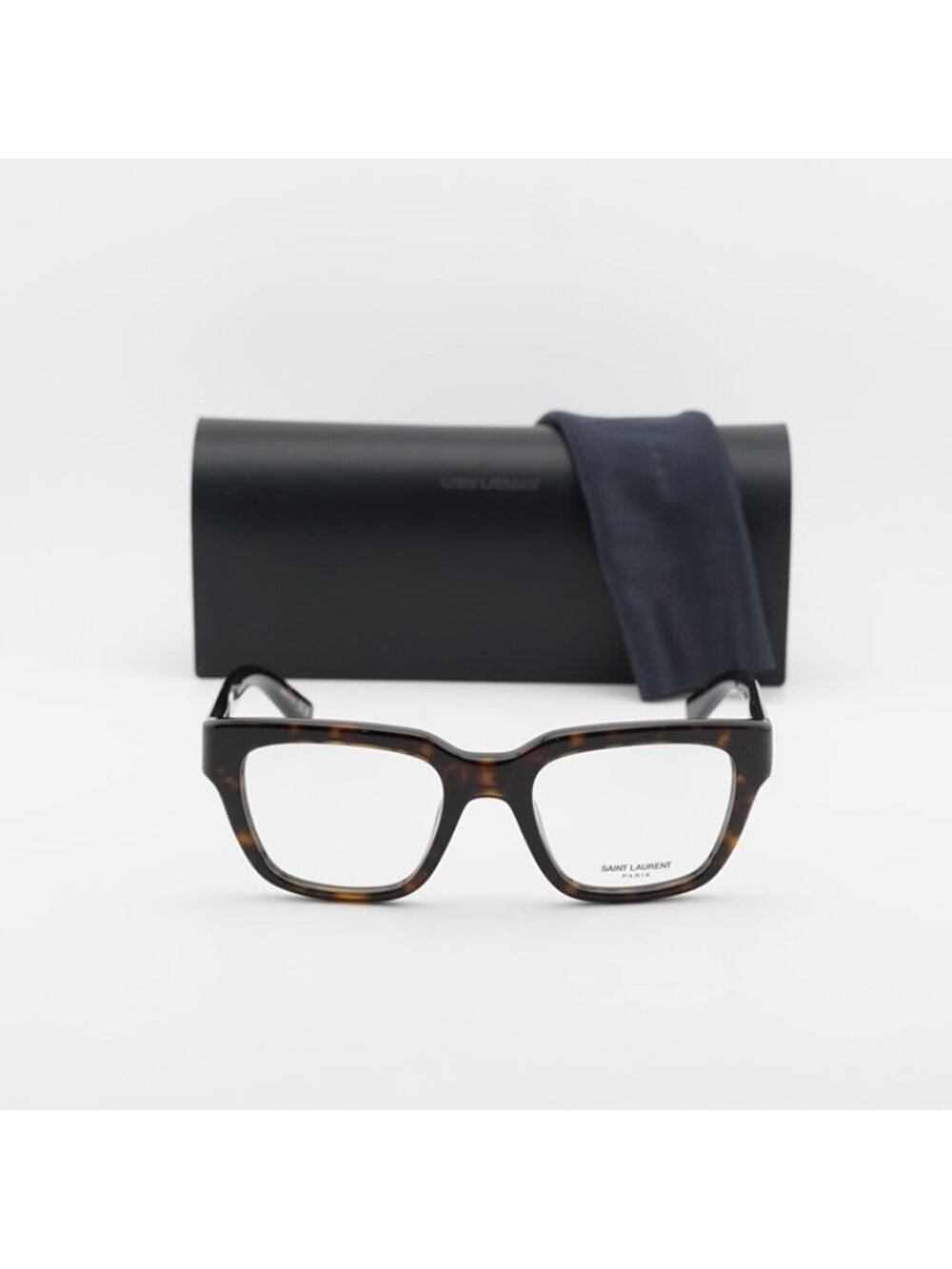 Saint Laurent SL804 002 Eyeglasses Havana 51mm Square Frame - Picture 12 of 12